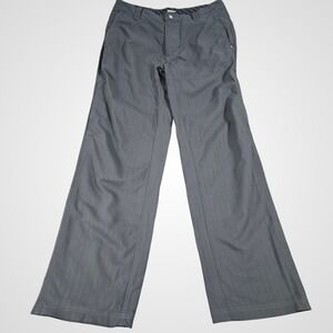 Lululemon Wet Dry Warm Pants 34 Gray Technical Straight Leg Outdoor Hiking Comfy